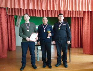 В Республике Марий Эл сборная команда полицейских и общественников выиграла кубок Моркинского района по шахматам